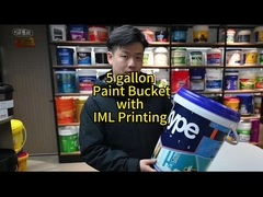 टिकाऊ और सुरक्षित पैकेजिंग के लिए 70 मिलीलीटर मोटाई गोल प्लास्टिक बाल्टी