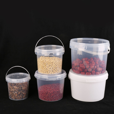 खाद्य भंडारण प्लास्टिक बाल्टी 0.2L-20L CAS/FDA/SGS/ISO9001 प्रमाणित