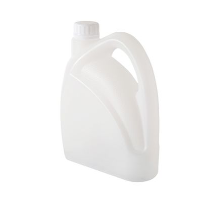 कस्टमाइज़्ड 66oz लिक्विड स्टोरेज कंटेनर 2L फूड ग्रेड प्लास्टिक फ्लैट कैनिस्टर