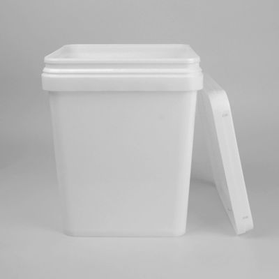 खाद्य ग्रेड पीपी स्क्वायर प्लास्टिक बाल्टी 5L-20L