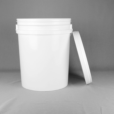प्लास्टिक सफेद गोल पेंट बाल्टी 20L