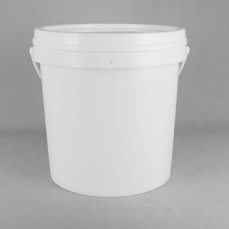 भारी शुल्क सफेद औद्योगिक स्नेहक भंडारण 20L क्षमता PP/HDPE वैशिष्ट्य के साथ बाल्टी