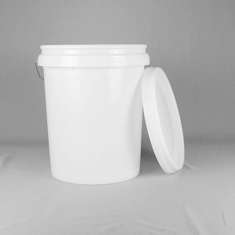 औद्योगिक अनुप्रयोगों के लिए 0.2-35L क्षमता के हैंडल के साथ गोल रासायनिक भंडारण बाल्टी