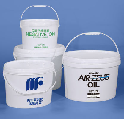 ठंड प्रतिरोधी प्लास्टिक पेंट बाल्टी 1.2KG गोल, सभी सतहों और सामग्रियों के लिए