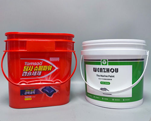 पेशेवर चित्रकारी के लिए ढक्कन के साथ लीकप्रूफ प्लास्टिक पेंट बाल्टी