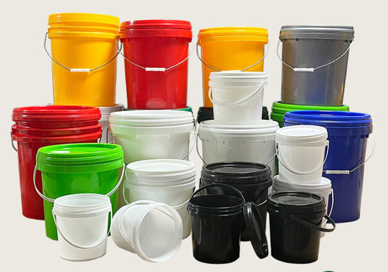 1.2KG प्लास्टिक पेंट बाल्टी, मजबूत यूवी प्रतिरोधी और प्रभाव-प्रतिरोधी