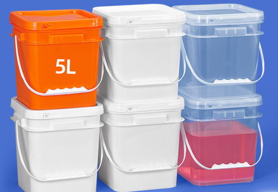 रासायनिक प्रतिरोध खाद्य ग्रेड पीपी वर्ग प्लास्टिक बाल्टी प्रभाव प्रतिरोधी