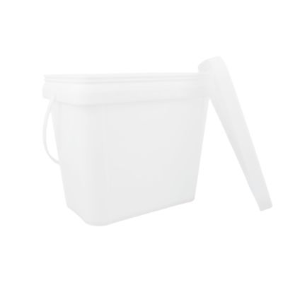 रंग के लिए पीपी वर्ग प्लास्टिक बाल्टी 100% कच्चे माल वर्ग