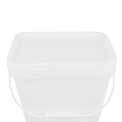 रंग के लिए पीपी वर्ग प्लास्टिक बाल्टी 100% कच्चे माल वर्ग