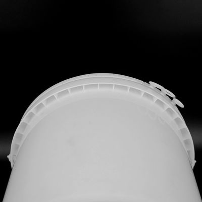 स्क्रीन प्रिंटिंग गोल प्लास्टिक बाल्टी जिसमें 3L क्षमता और हीट ट्रांसफर प्रिंटिंग है