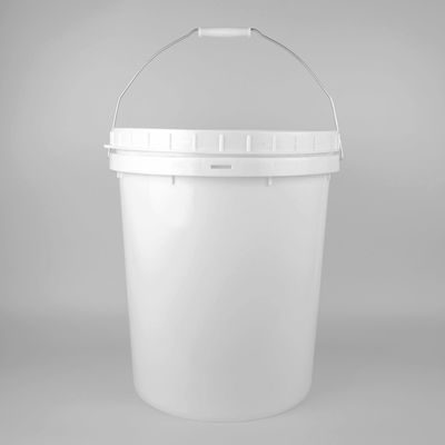 खाद्य ग्रेड छोटे पीपी पारदर्शी प्लास्टिक बाल्टी संभाल और ढक्कन के साथ