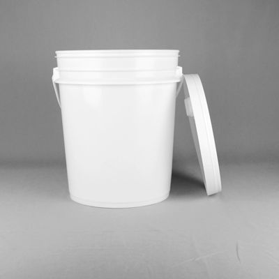 18L 4.8 गैलन प्लास्टिक की बाल्टी स्पष्ट उच्च तापमान प्लास्टिक पेंट बाल्टी 5 गैलन;