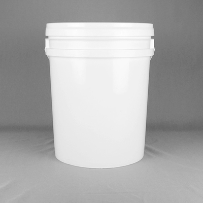प्लास्टिक सफेद गोल पेंट बाल्टी 20L