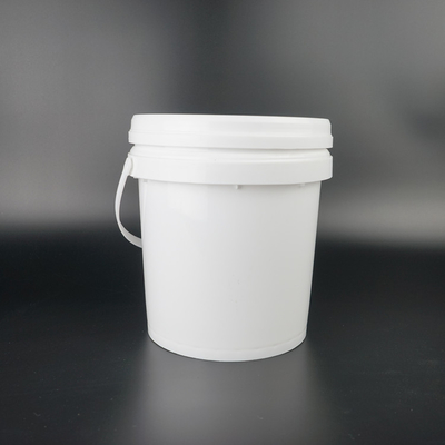 वर्जिन बहुउद्देश्यीय पीपी प्लास्टिक पेंट बाल्टी खाली 1Gallon संभाल के साथ
