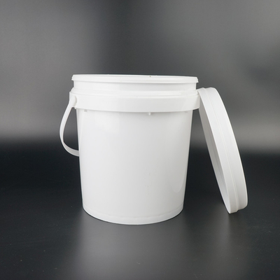 वर्जिन बहुउद्देश्यीय पीपी प्लास्टिक पेंट बाल्टी खाली 1Gallon संभाल के साथ